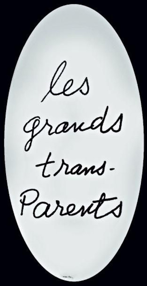 Les Grands Trans-parents by Man Ray