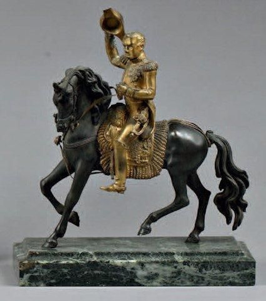 The Emperor on horseback by French School