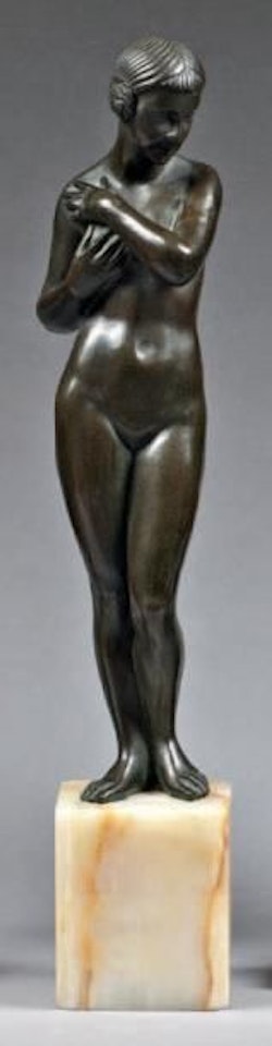 Bather Sculpture by French School