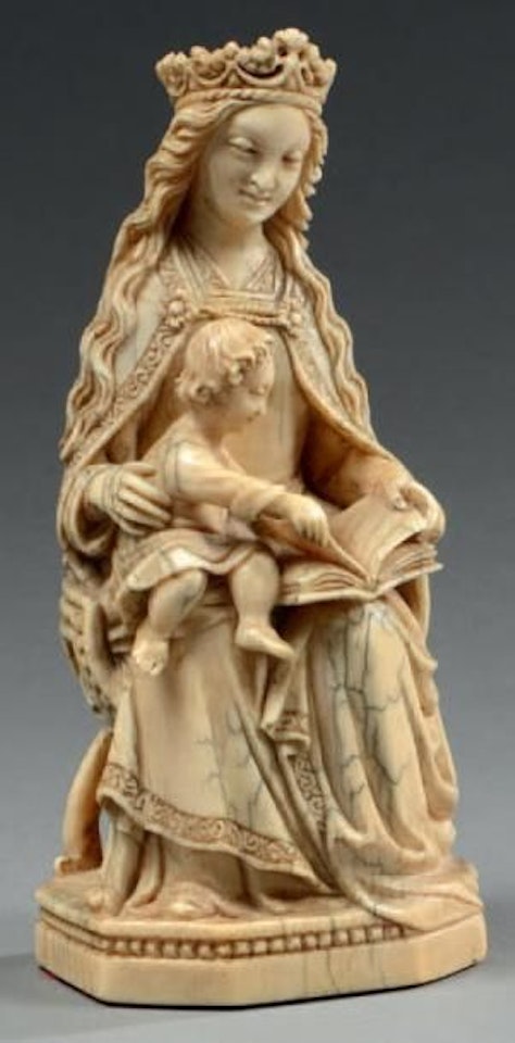 Virgin and child by French School