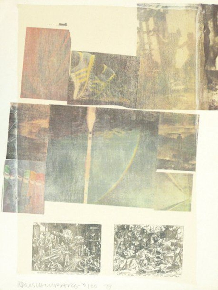 "People Have Enough Trouble Without Being Intimidated by an Artichoke" by Robert Rauschenberg