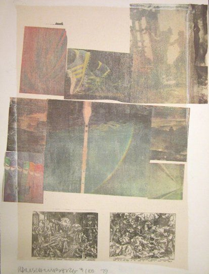 People Have Enough Trouble Without Being Intimidated by an Artichoke by Robert Rauschenberg