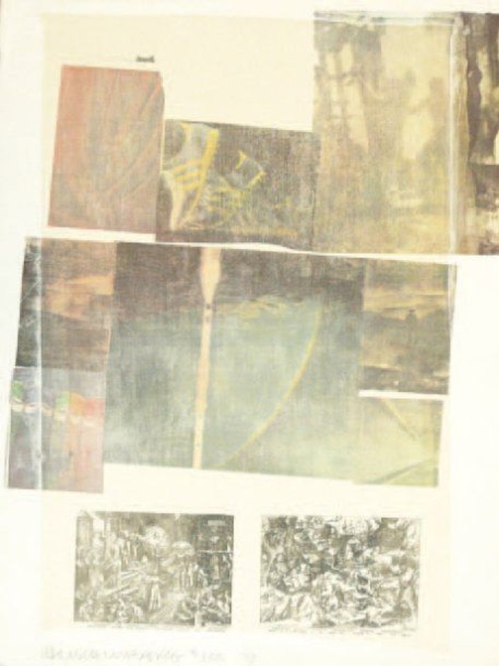 "People Have Enough Trouble Without Being Intimidated by an Artichoke" by Robert Rauschenberg