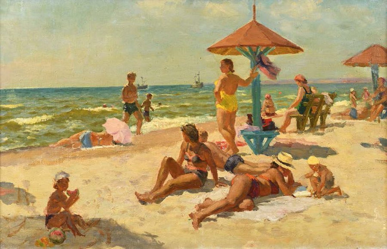 The Beach by Russian School