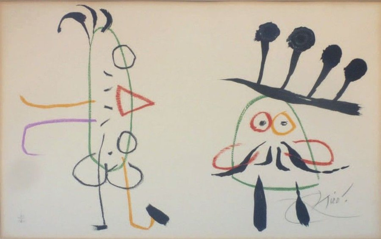Childhood of Ubu by Joan Miró