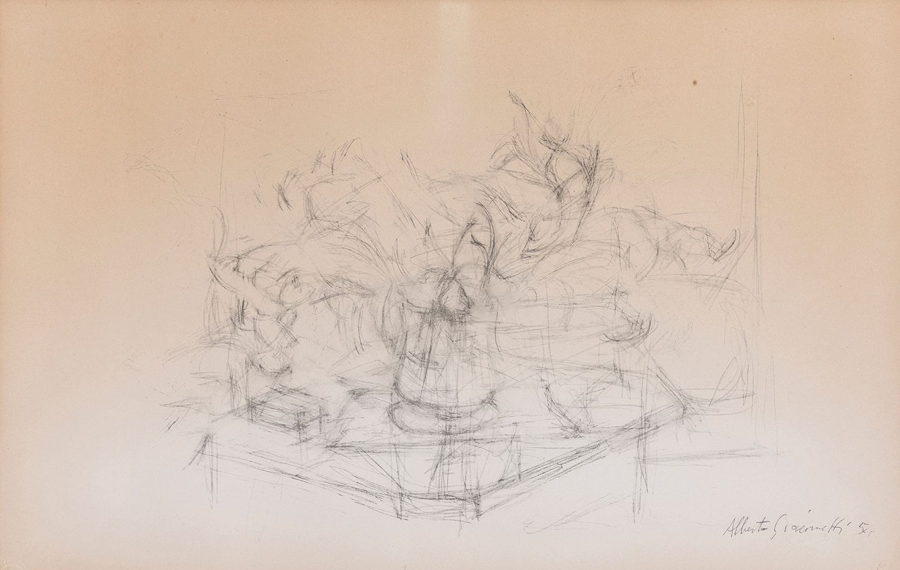 Composition by Alberto Giacometti