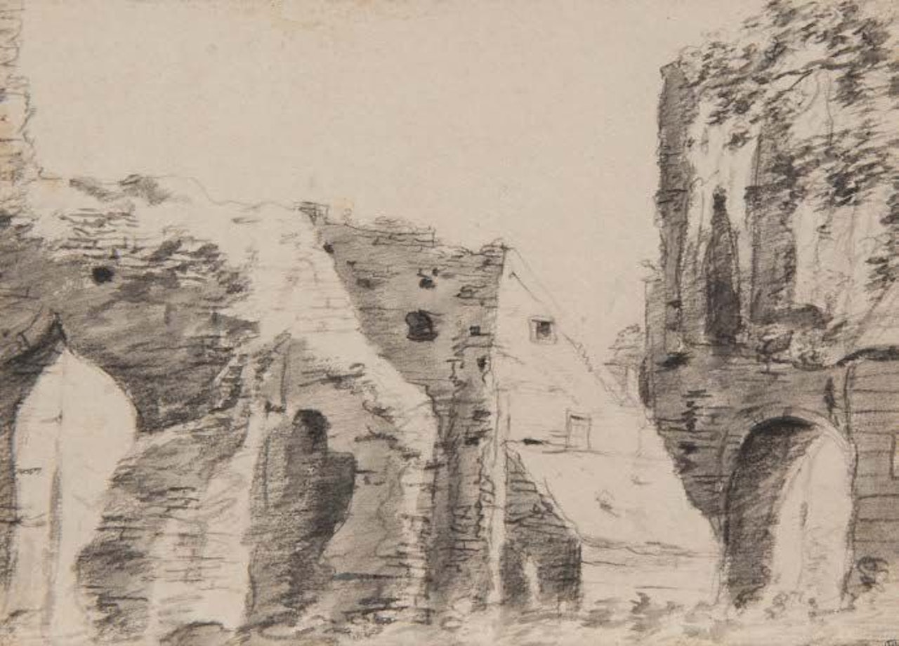 Dutch ruins by Dutch School