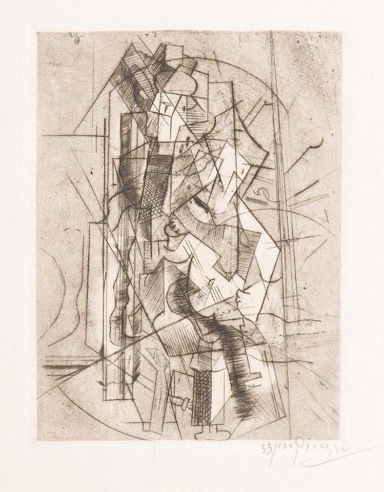 The man with the guitar by Pablo Picasso
