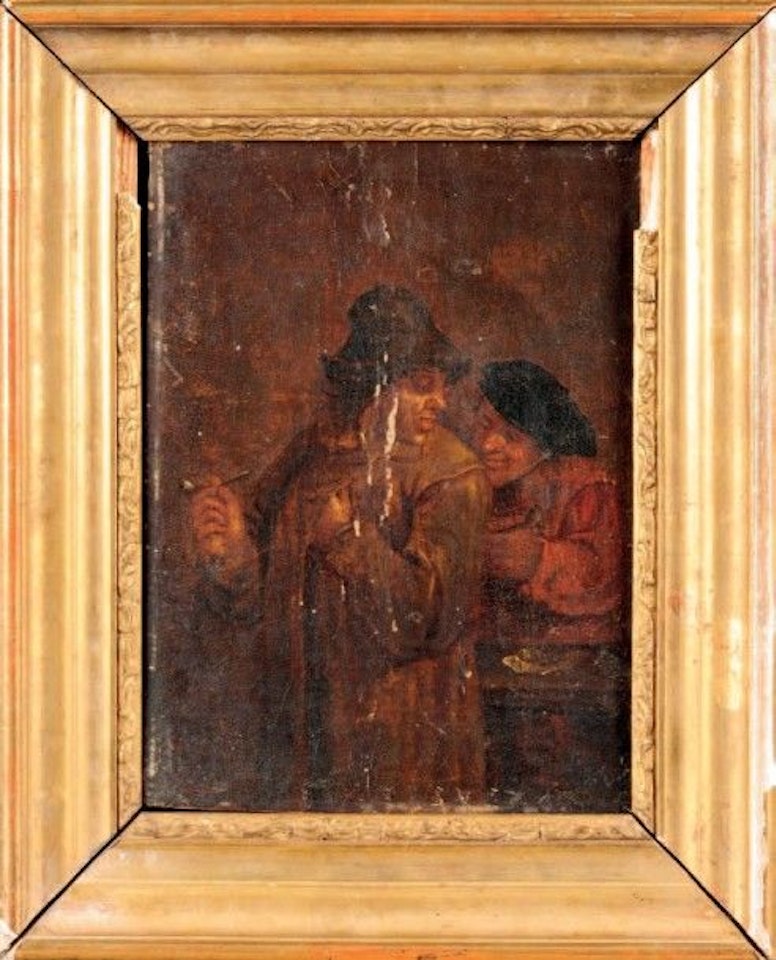 The pipe smoker by French School