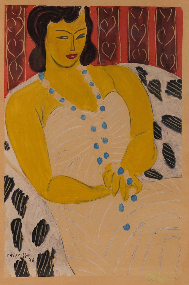 Seated woman by Henri Matisse
