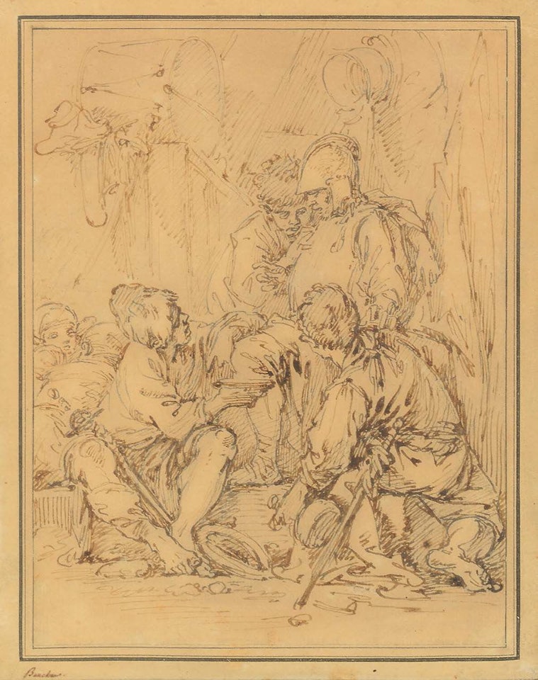 The guardhouse by Francois Boucher