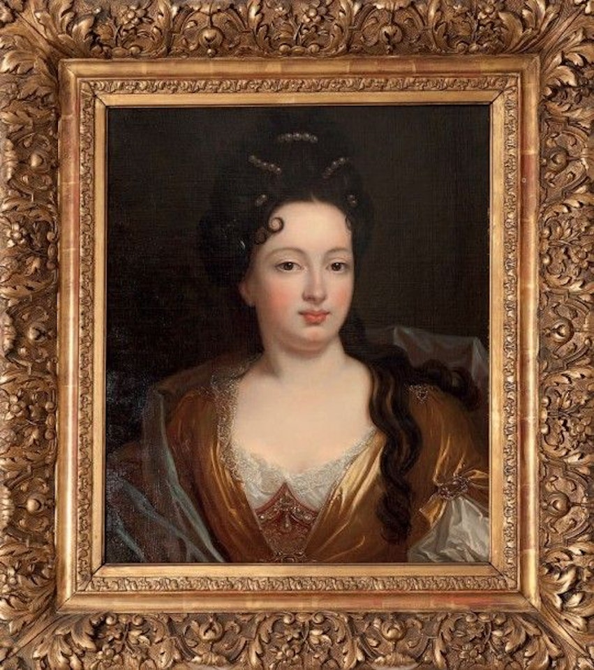Portrait of an elegant woman by French School