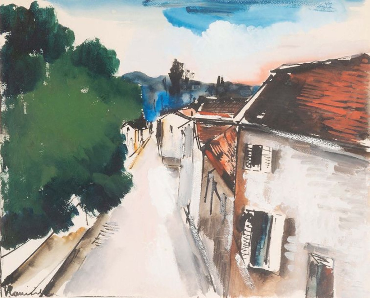 Village view by Maurice de Vlaminck