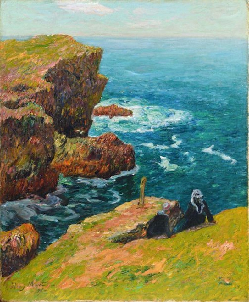 The coast of Moëlan, Finistère by Henry Moret