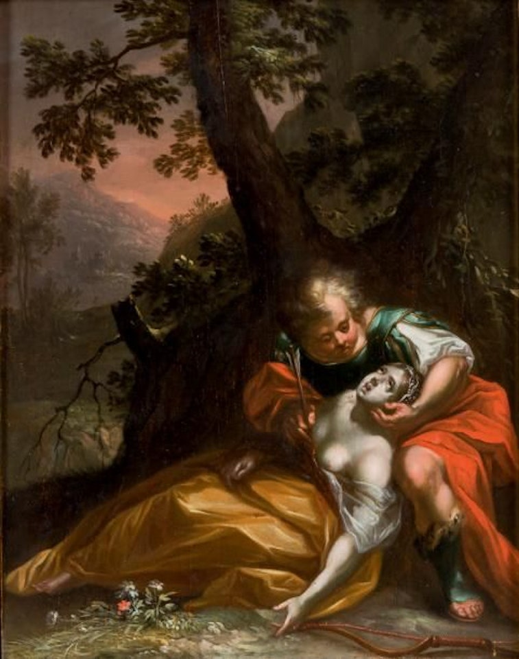 Céphale and Procris by Spanish School