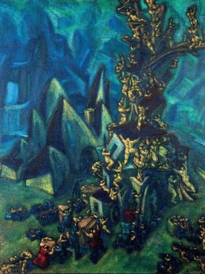 Untitled (Imaginary scene) by Jean Hélion