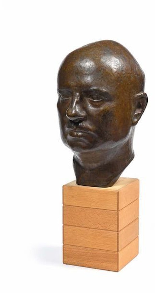 Bust of a man by French School