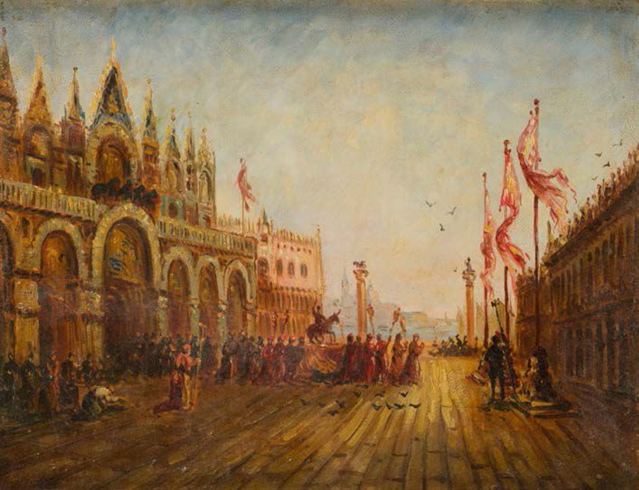 Saint Mark"s Square by French School