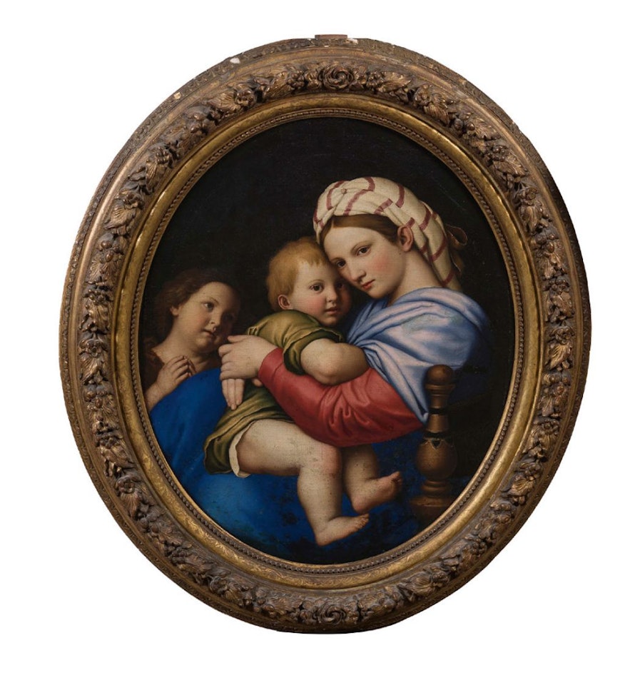 The Virgin in the chair by French School
