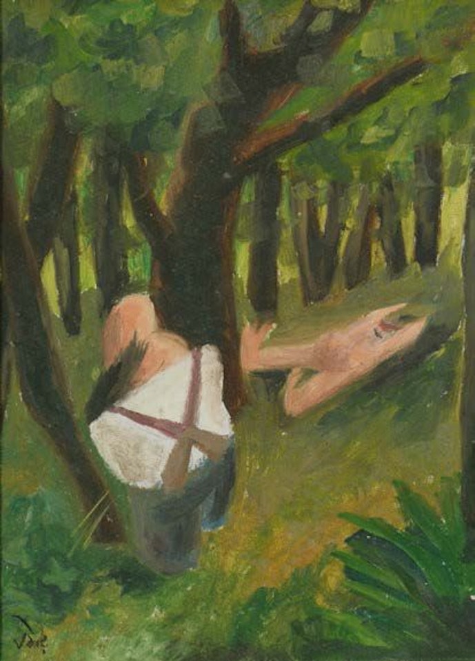 The voyeur by French School
