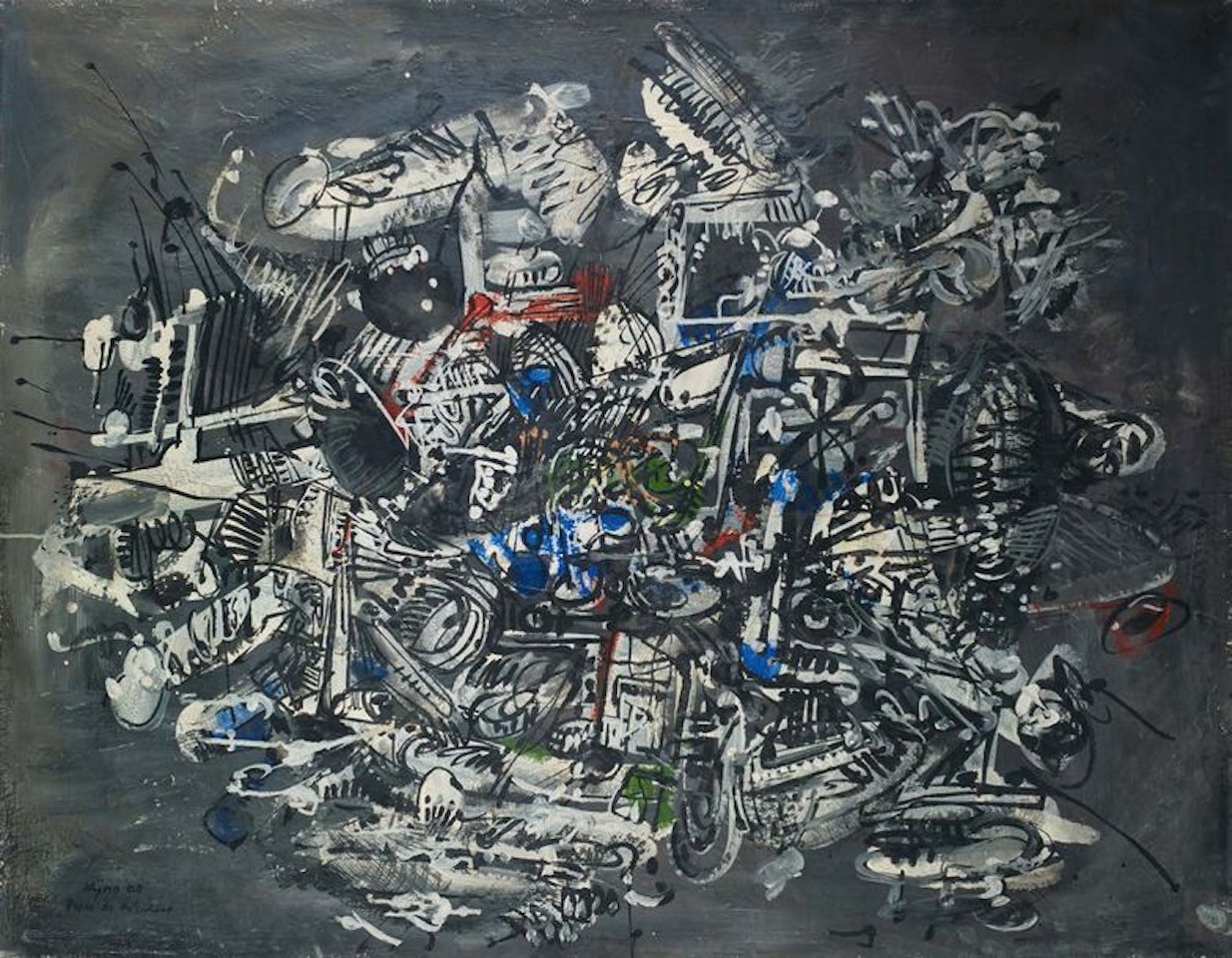 Telephone canvas by Ladislas Kijno