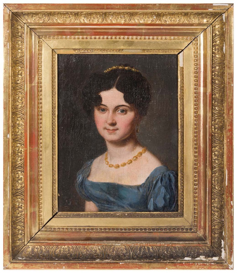 Bust portrait of a woman by Louis-Leopold Boilly