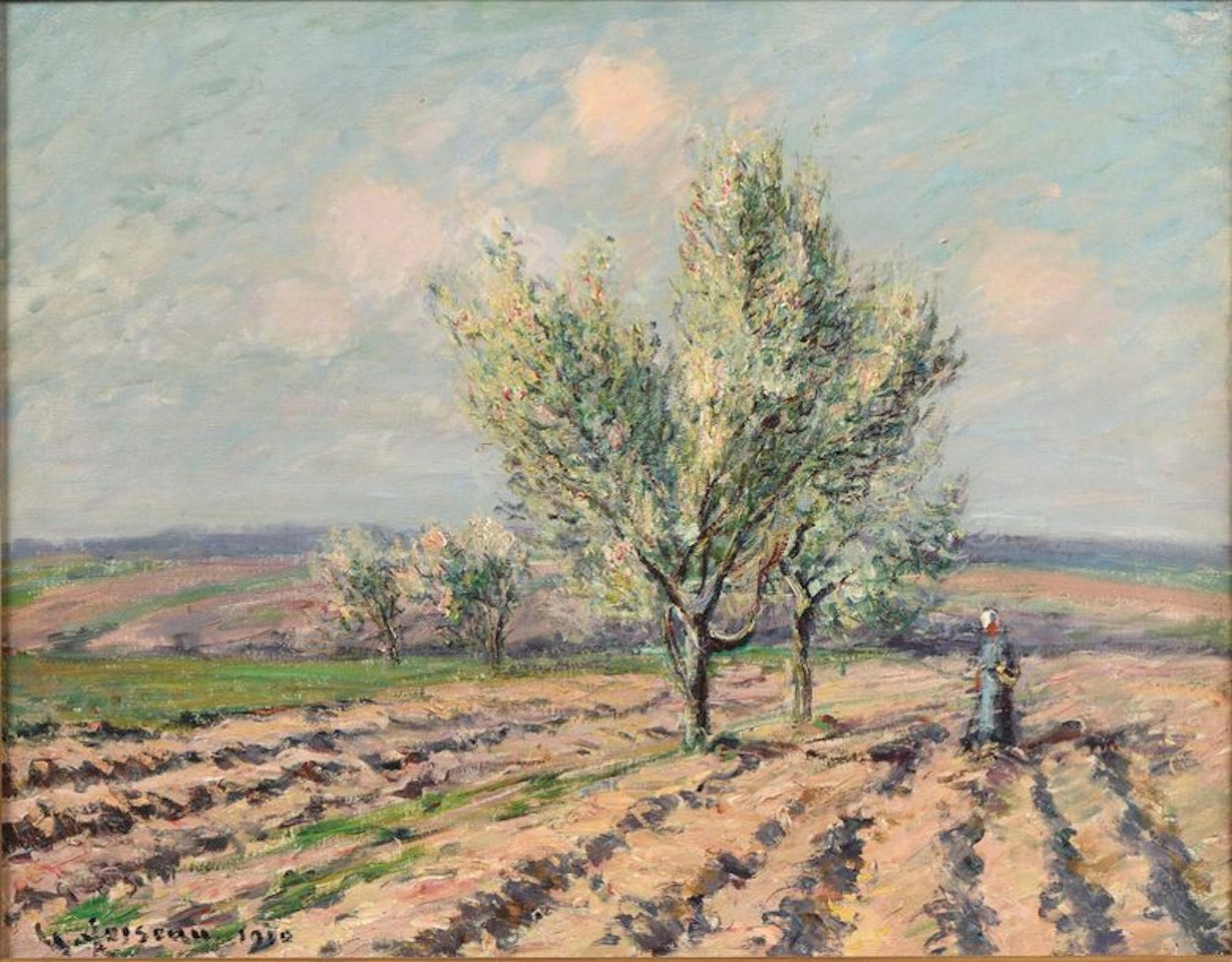 The meadow in spring by Gustave Loiseau