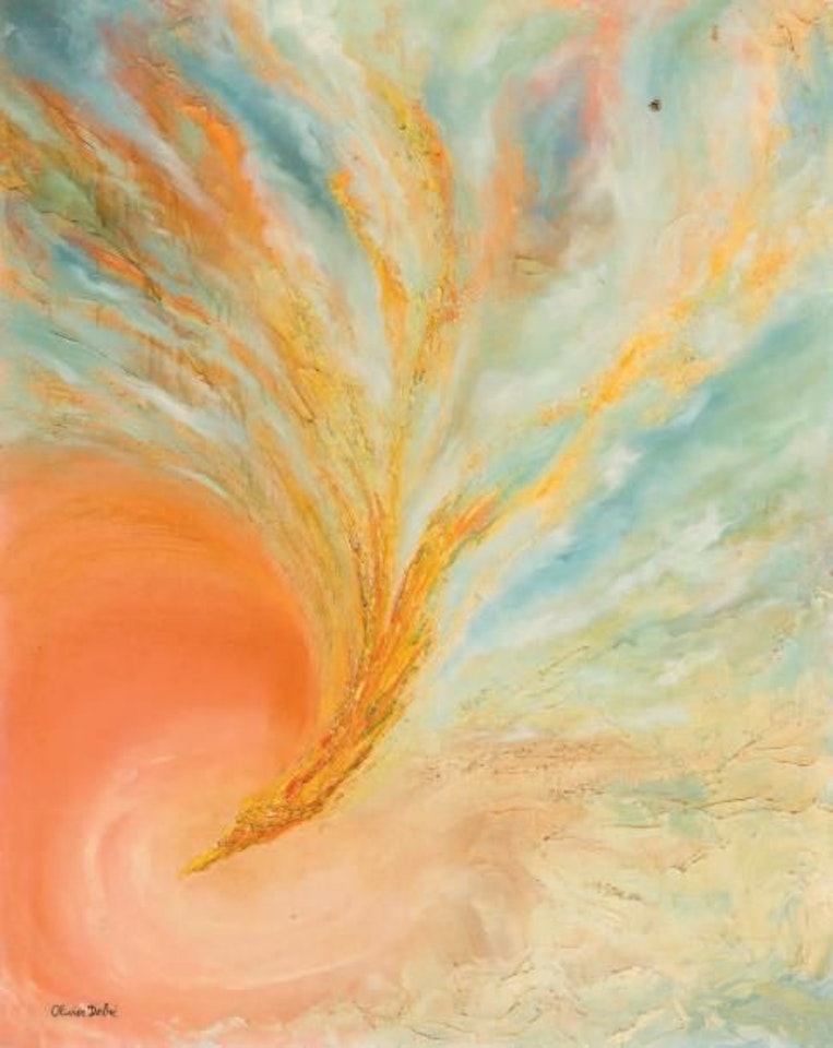 Abstract composition by French School