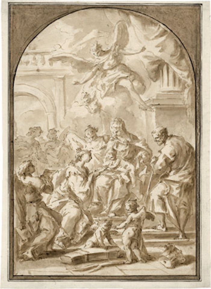 Mystical Marriage of St. Catherine by Gaspare Diziani