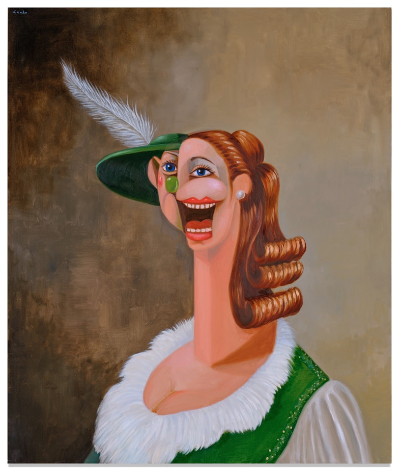 The Alpine Waitress by George Condo