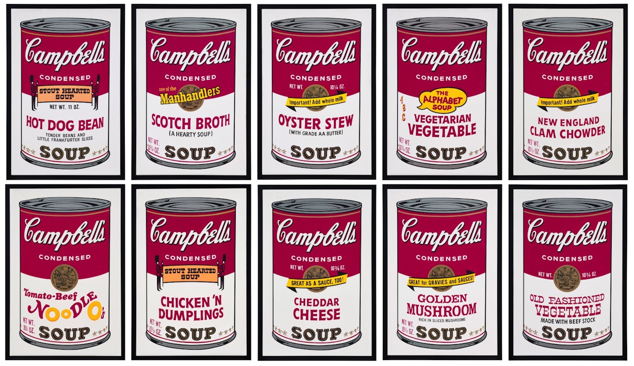 Campbell"s Soup II (set of 10) by Andy Warhol