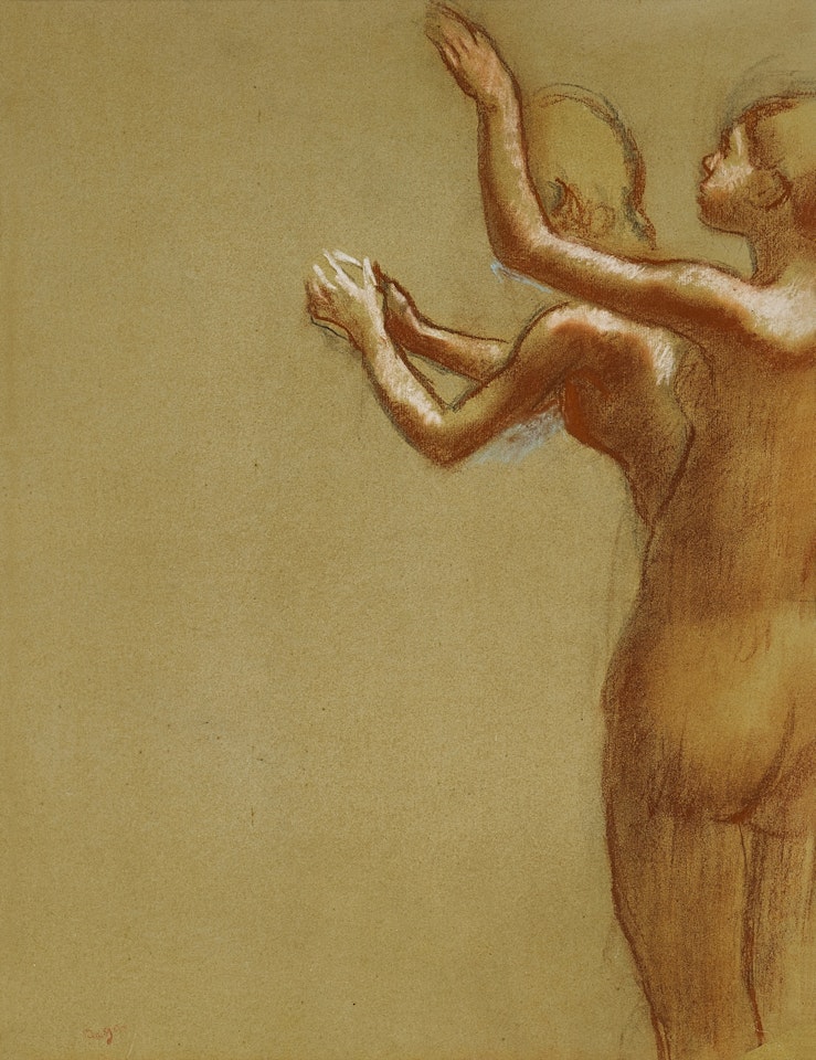Deux danseuses en profil by Edgar Degas