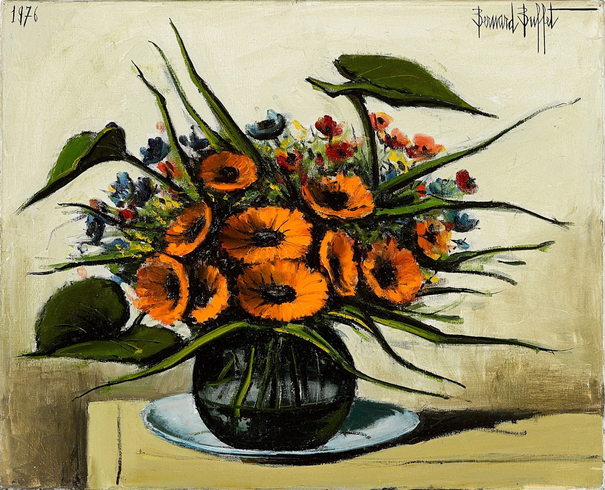 Grand bouquet de soucis by Bernard Buffet