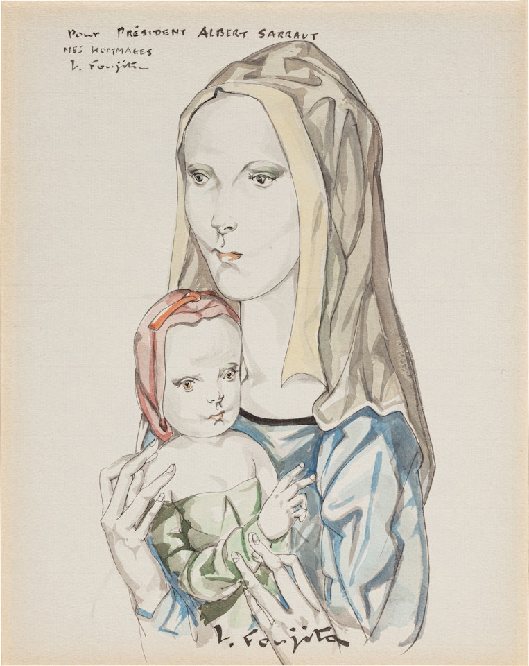 Mère et enfant by Leonard Tsuguharu Foujita