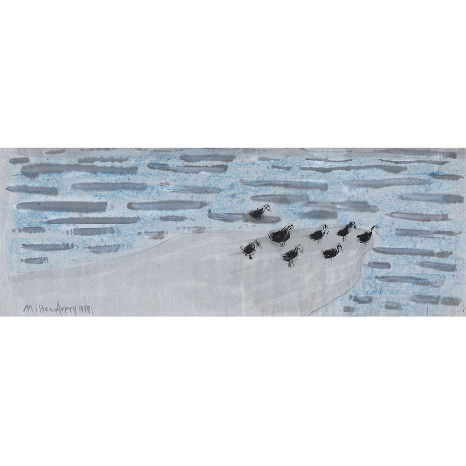 Facing the Wind by Milton Avery