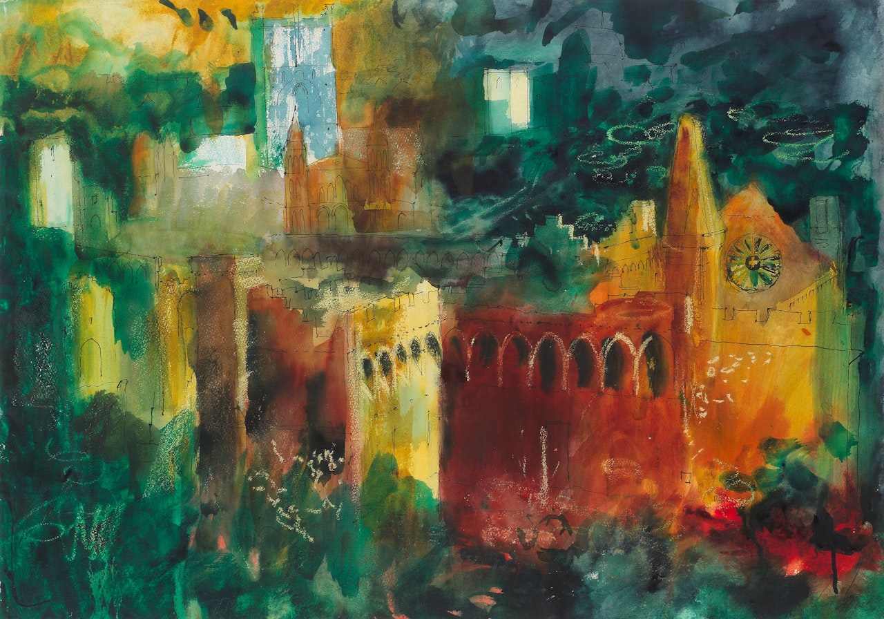 St Davids, Dyfed by John Piper