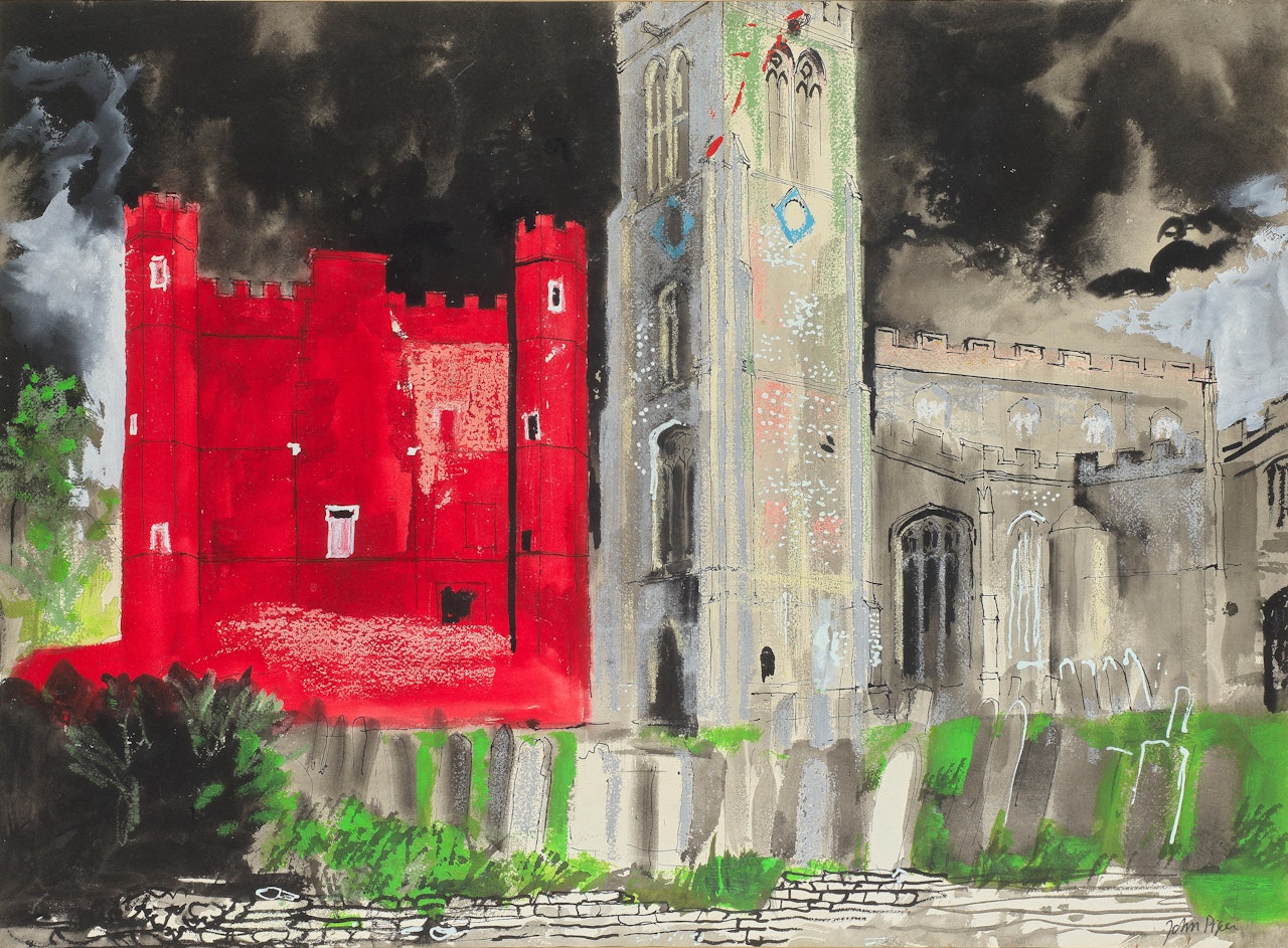 Buckden in a Storm by John Piper