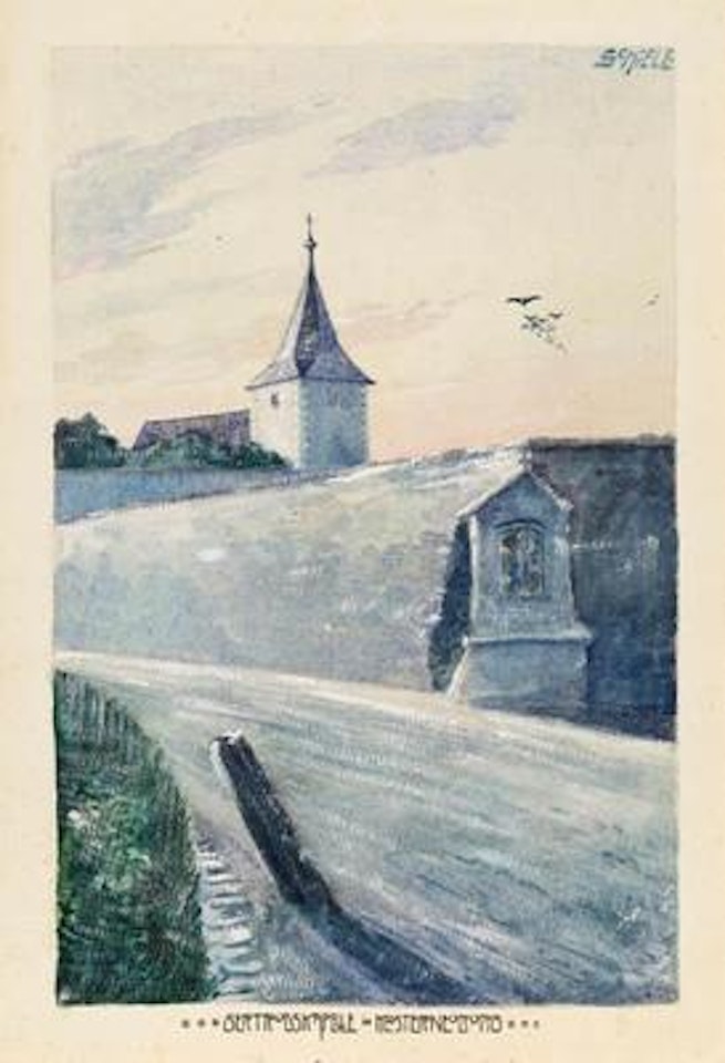 „Gertrudenkapelle in Klosterneuburg” (St. Gertrud chapel in Klosterneuburg, Austria) by Egon Schiele