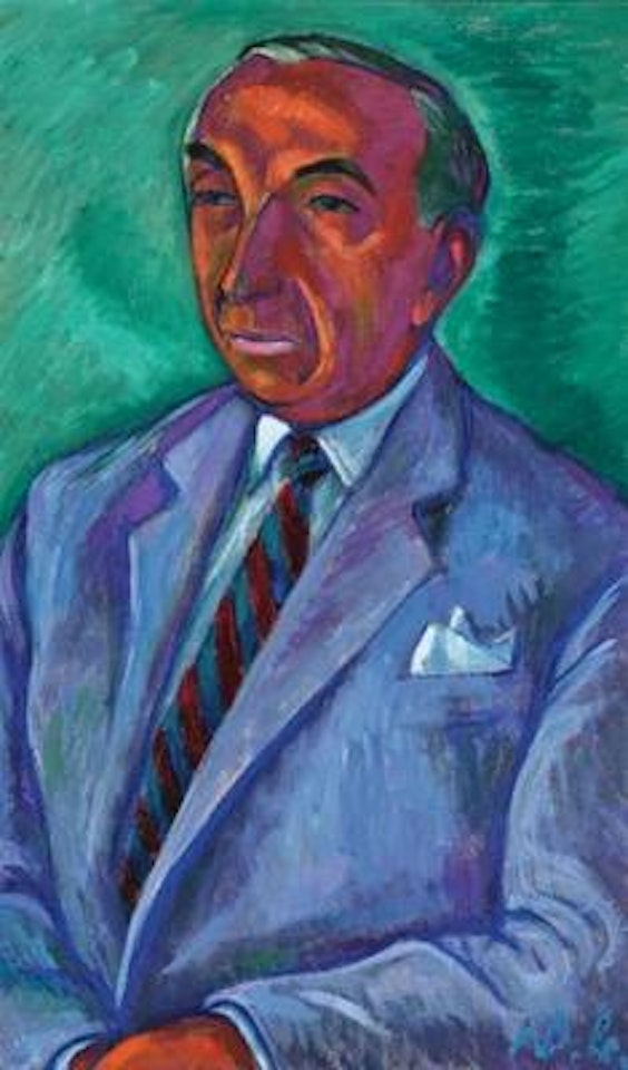 Porträt Herr Schüngel (Portrait of Mr. Schüngel) by Werner Berg