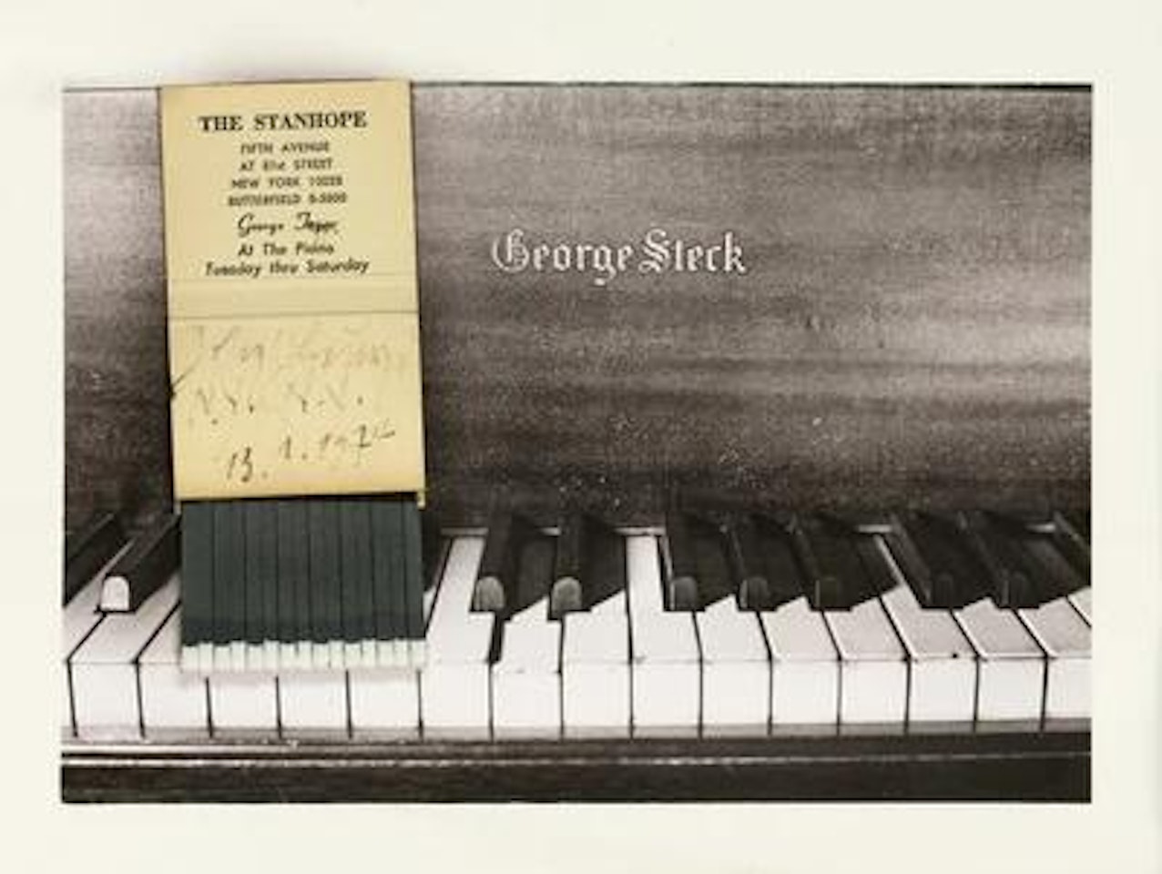 "Am Klavier George Jappe" by Joseph Beuys