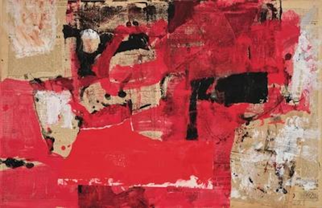 Collage Rosso-Nero by Afro