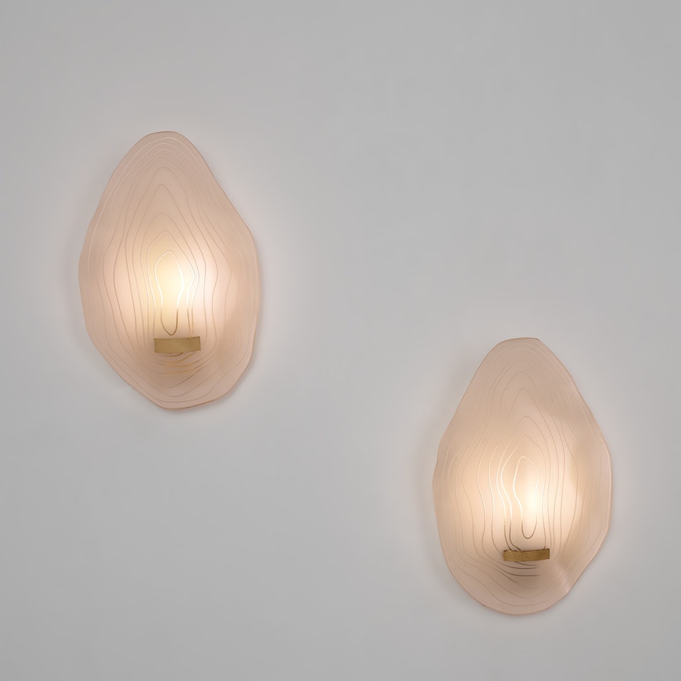 Pair of wall lights by Max Ingrand