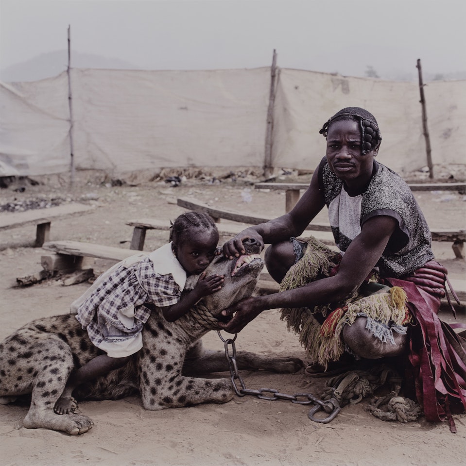 Mummy Ahmadu and Mallam Mantari Lamal with Mainasara, Abuja, Nigeria (from The Hyena and Other Men ) by Pieter Hugo