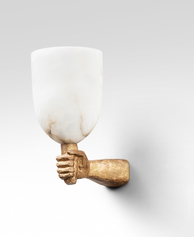 Poing sconce (right hand) by Alberto Giacometti