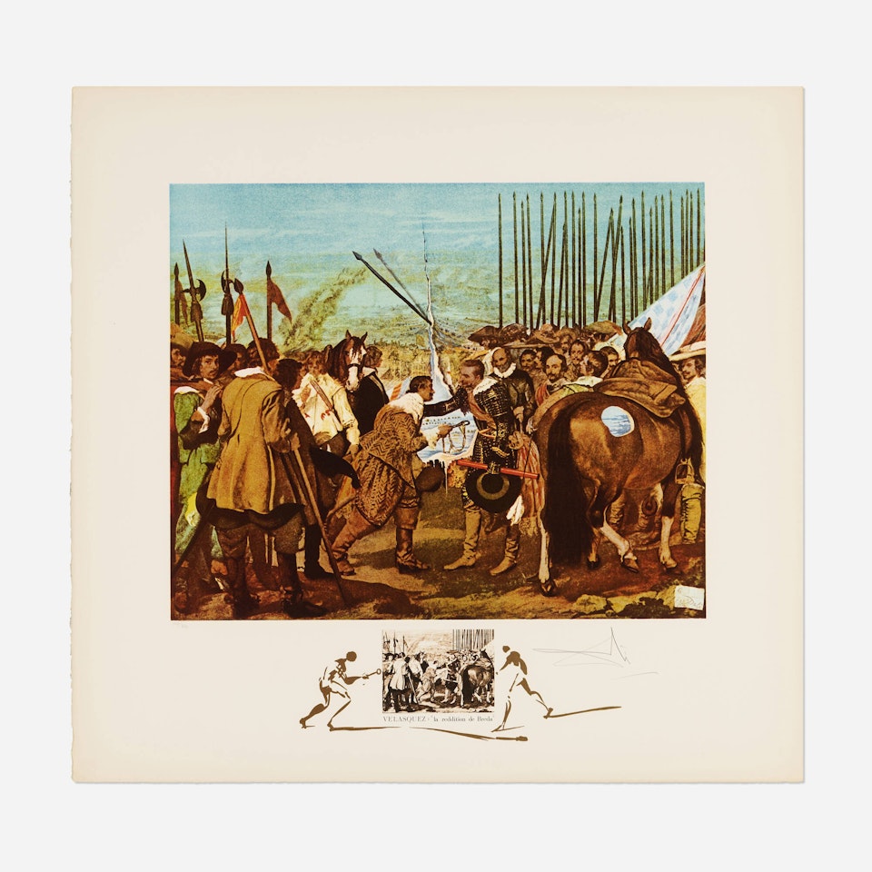 Velázquez - La reddition de Breda (from the Changes in Great Masterpieces portfolio) by Salvador Dali