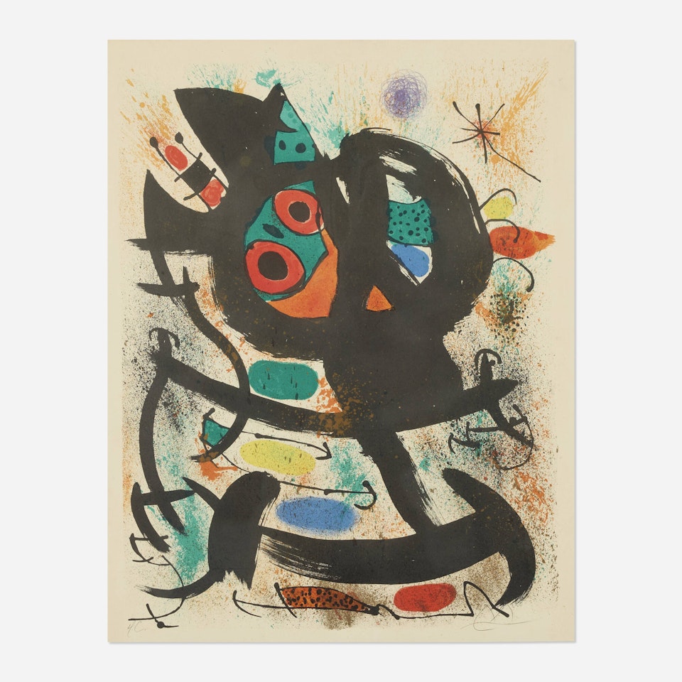 Exhibition at the Pasadena Art Museum by Joan Miró