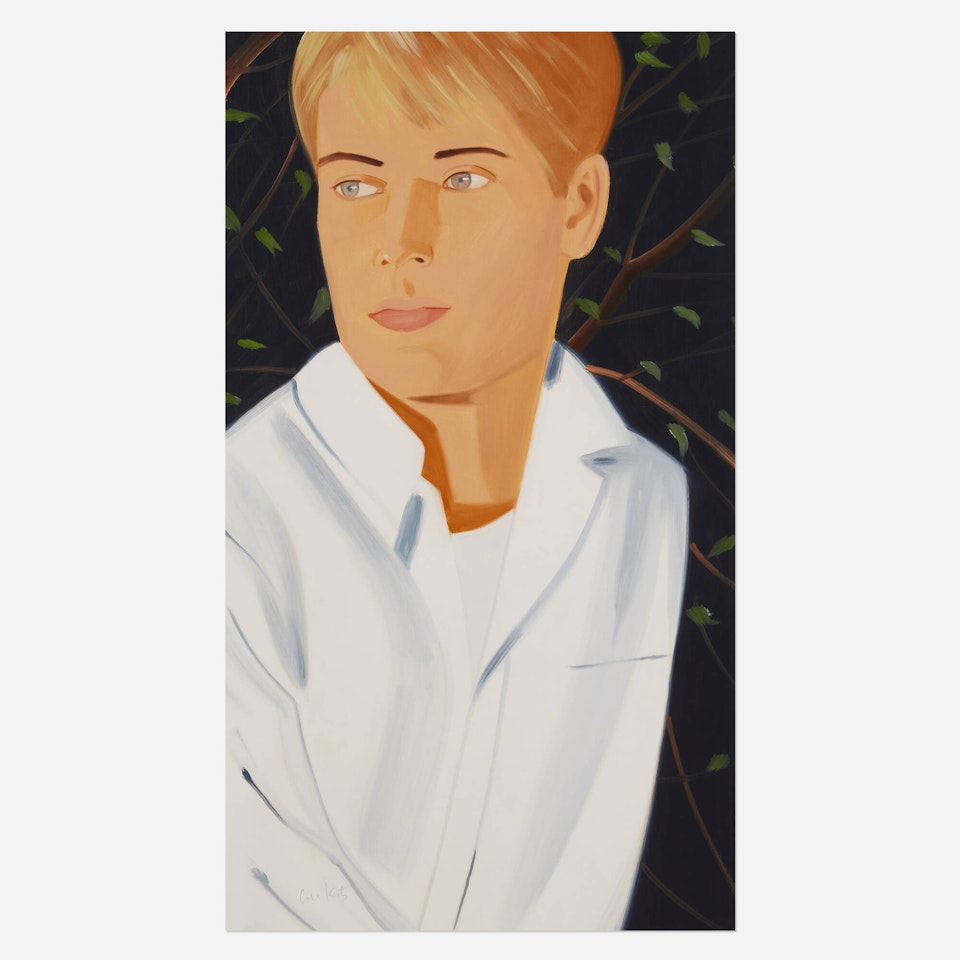 White Shirt (Eric) (from the White Shirt portfolio) by Alex Katz