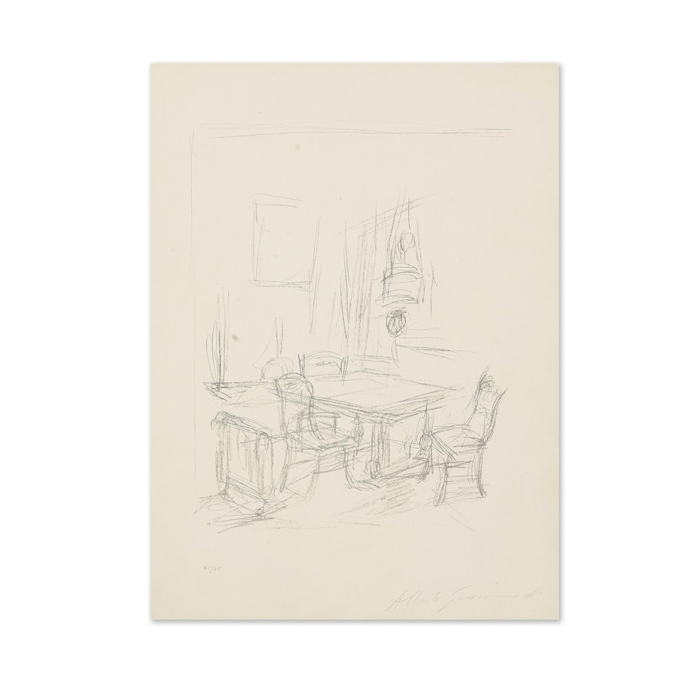 Intérieur; (Lust, 52) by Alberto Giacometti