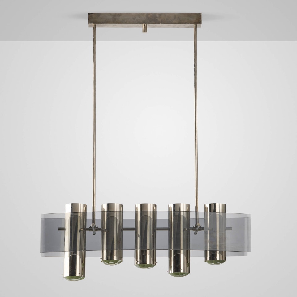 Chandelier, model 2177 by Max Ingrand