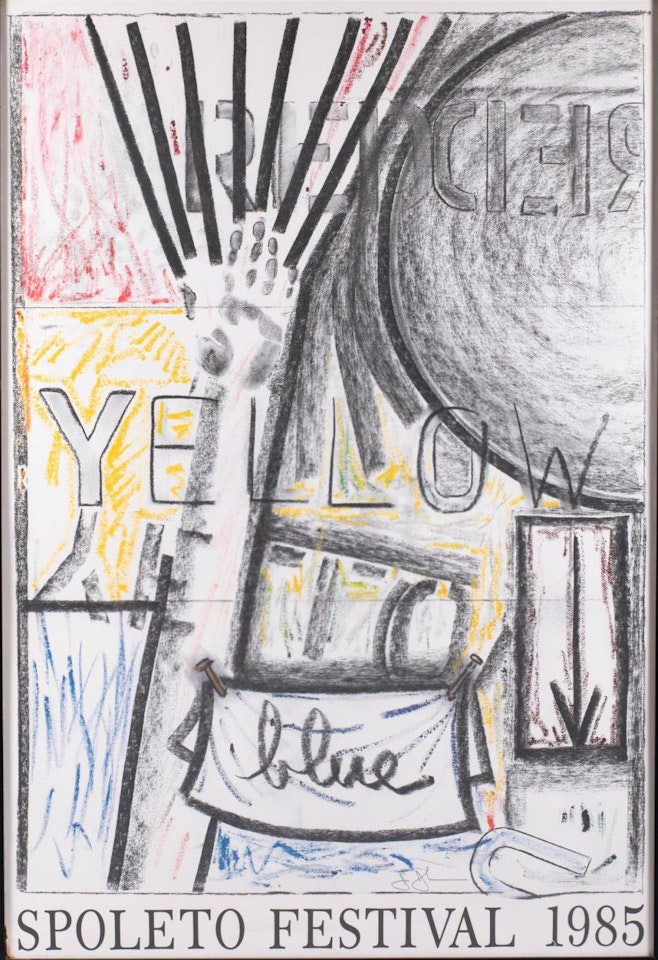 SPOLETO FESTIVAL POSTER by Jasper Johns